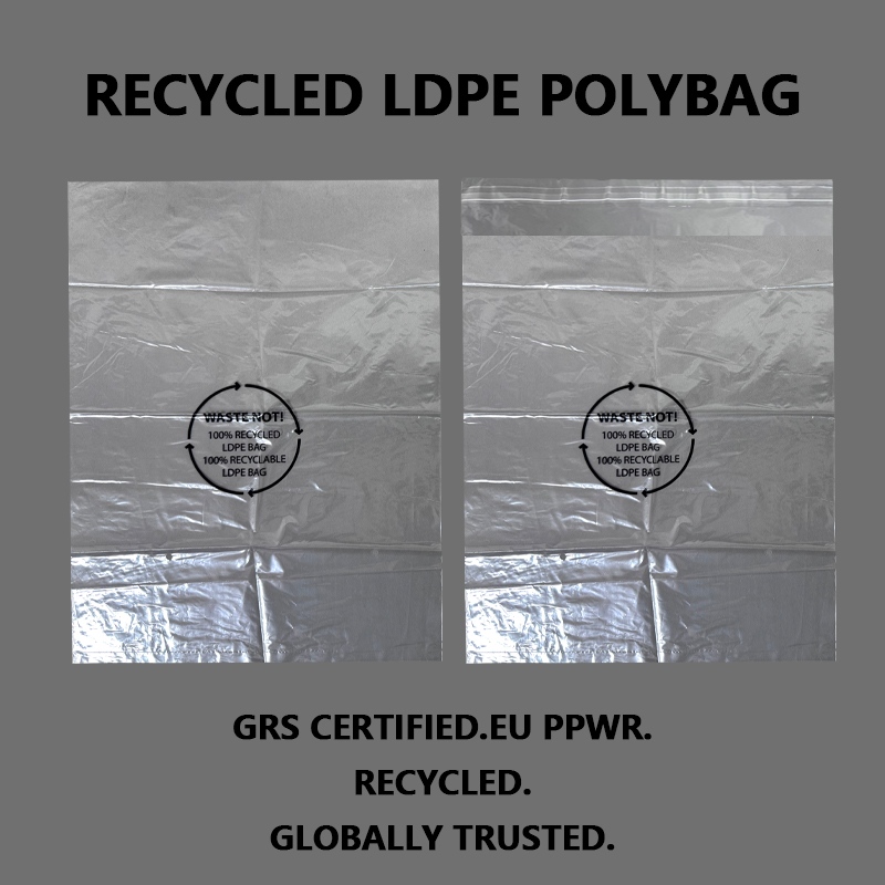 Zeal X bringt GRS-zertifizierte recycelte LDPE-Polybeutel auf den Markt, um nachhaltige Verpackungsziele zu unterstützen
