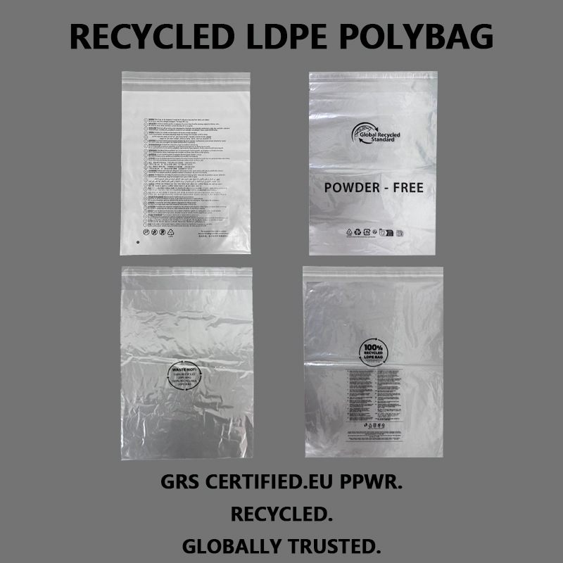 Zeal X bringt GRS-zertifizierten recycelten LDPE-Polybeutel für nachhaltige Bekleidung und Einzelhandelsverpackungen auf den Markt