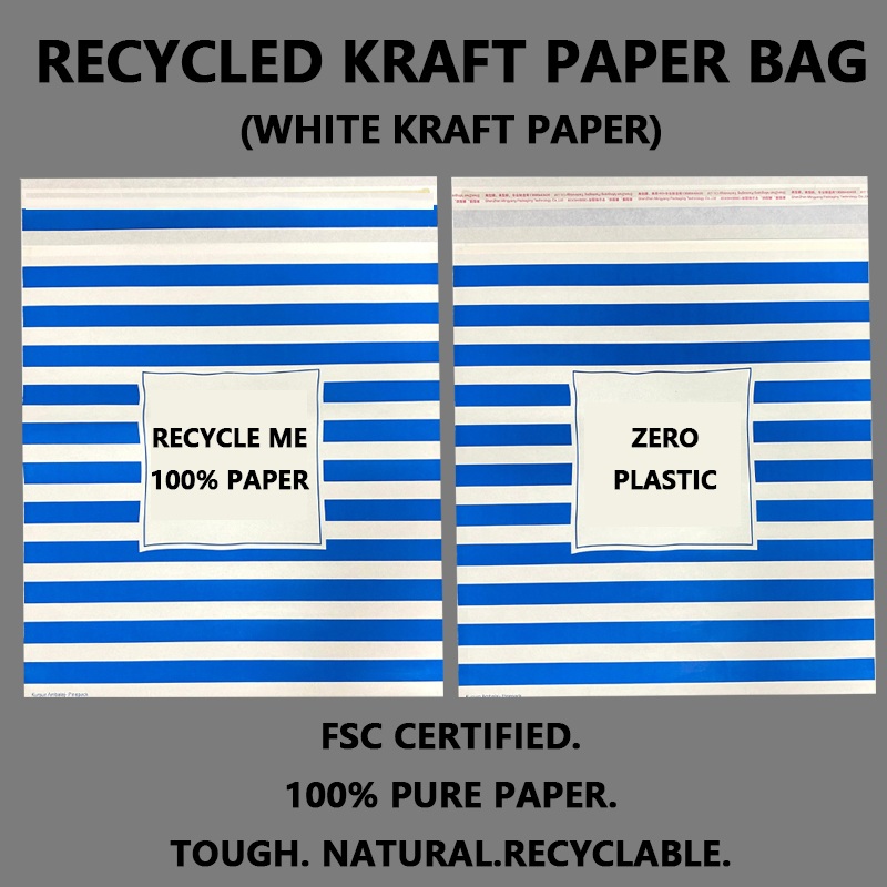 Zeal X stellt maßgeschneiderte Versandtaschen aus recyceltem weißem Kraftpapier vor, um nachhaltige Verpackungslösungen zu unterstützen