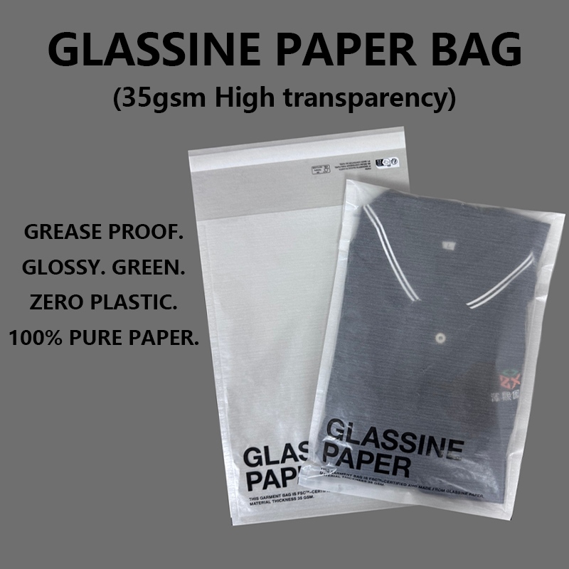Maßgeschneiderte hochtransparente Pergamin-Papiertüten helfen Marken bei der Umstellung auf plastikfreie Verpackungen