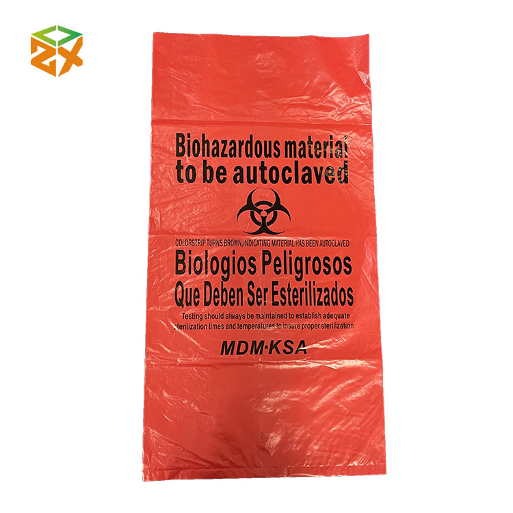 Biogefährlicher Plastikmüllbeutel