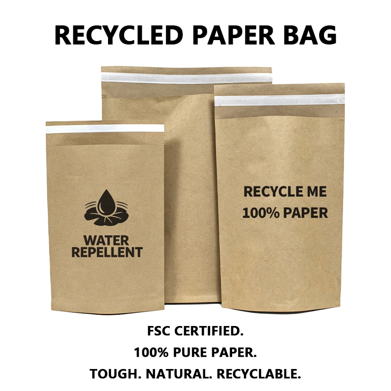 Kundenspezifische Versandtasche aus Kraftpapier