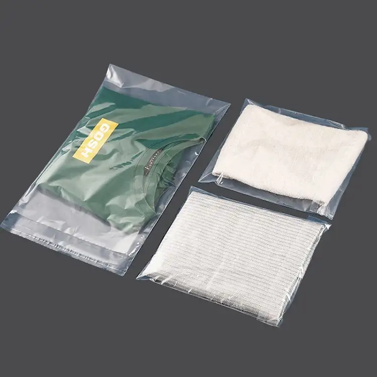 Umweltfreundliche recycelte Plastiktüte