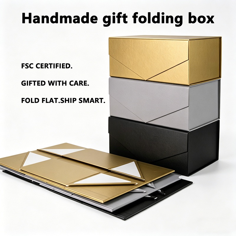 Handgefertigte Geschenk-Faltschachteln