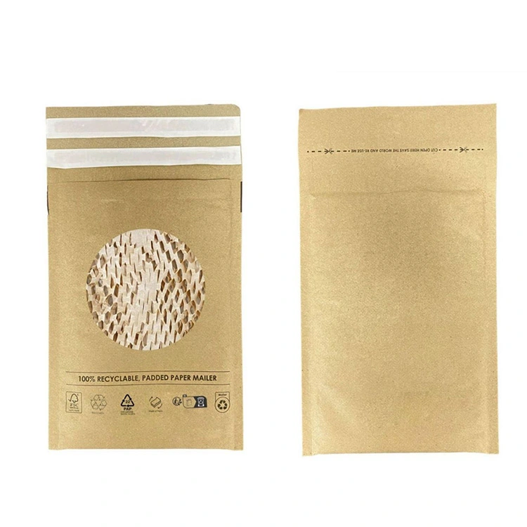 Versandtasche aus Wabenpapier