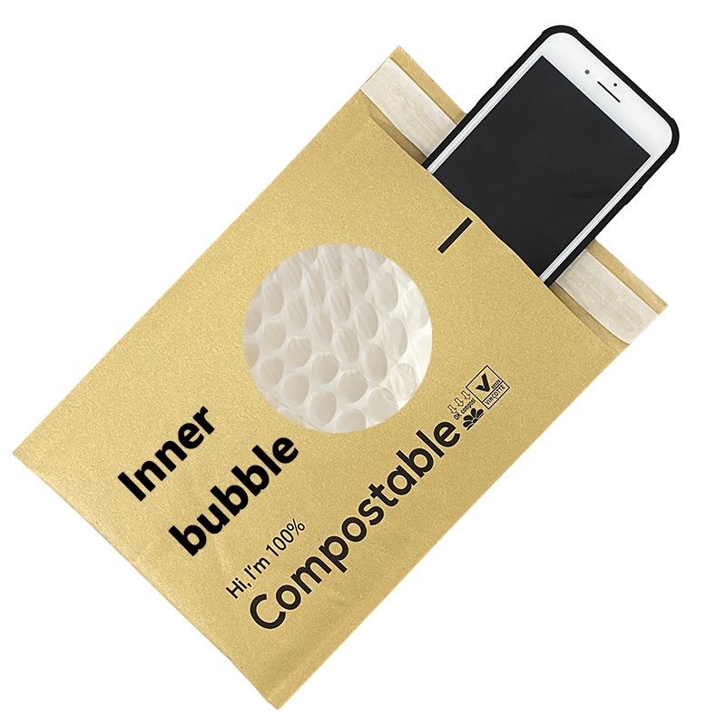 Luftpolstertaschen aus Kraftpapier