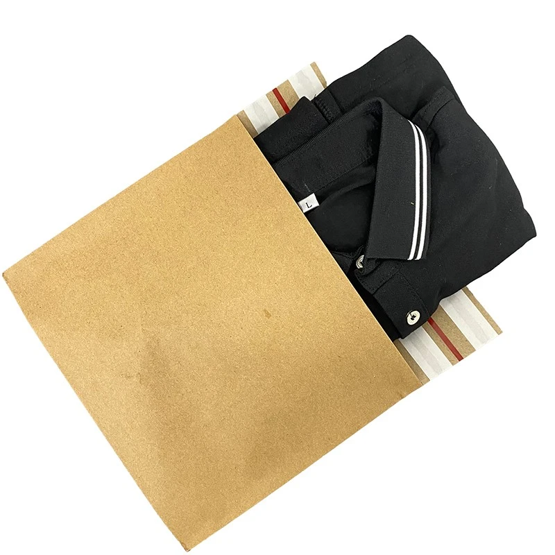 Kraftpapierbeutel mit doppelten Klebstreifen
