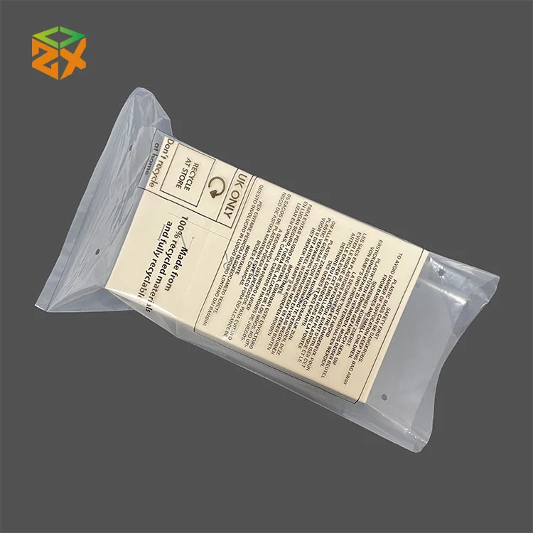 Recycelbarer transparenter PE-Verpackungsbeutel